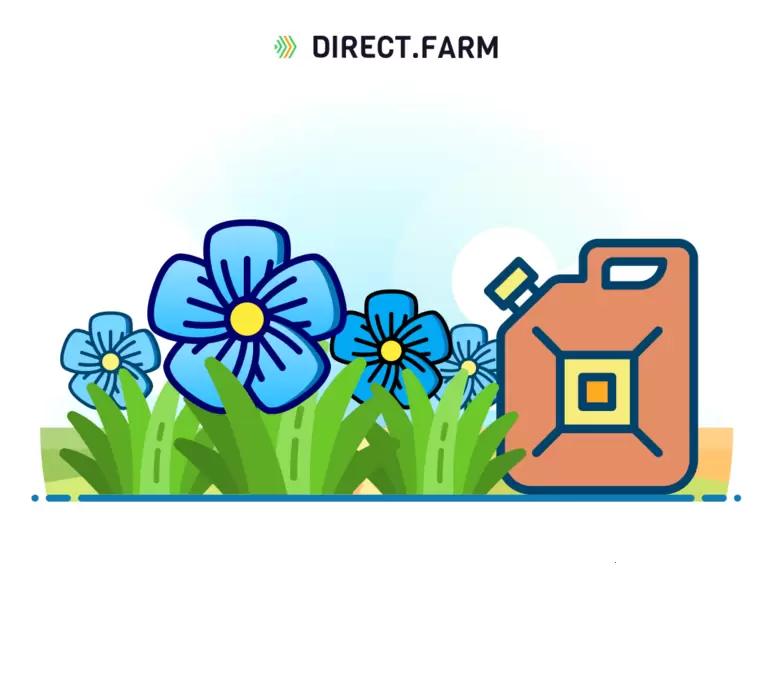 Угнетение льна