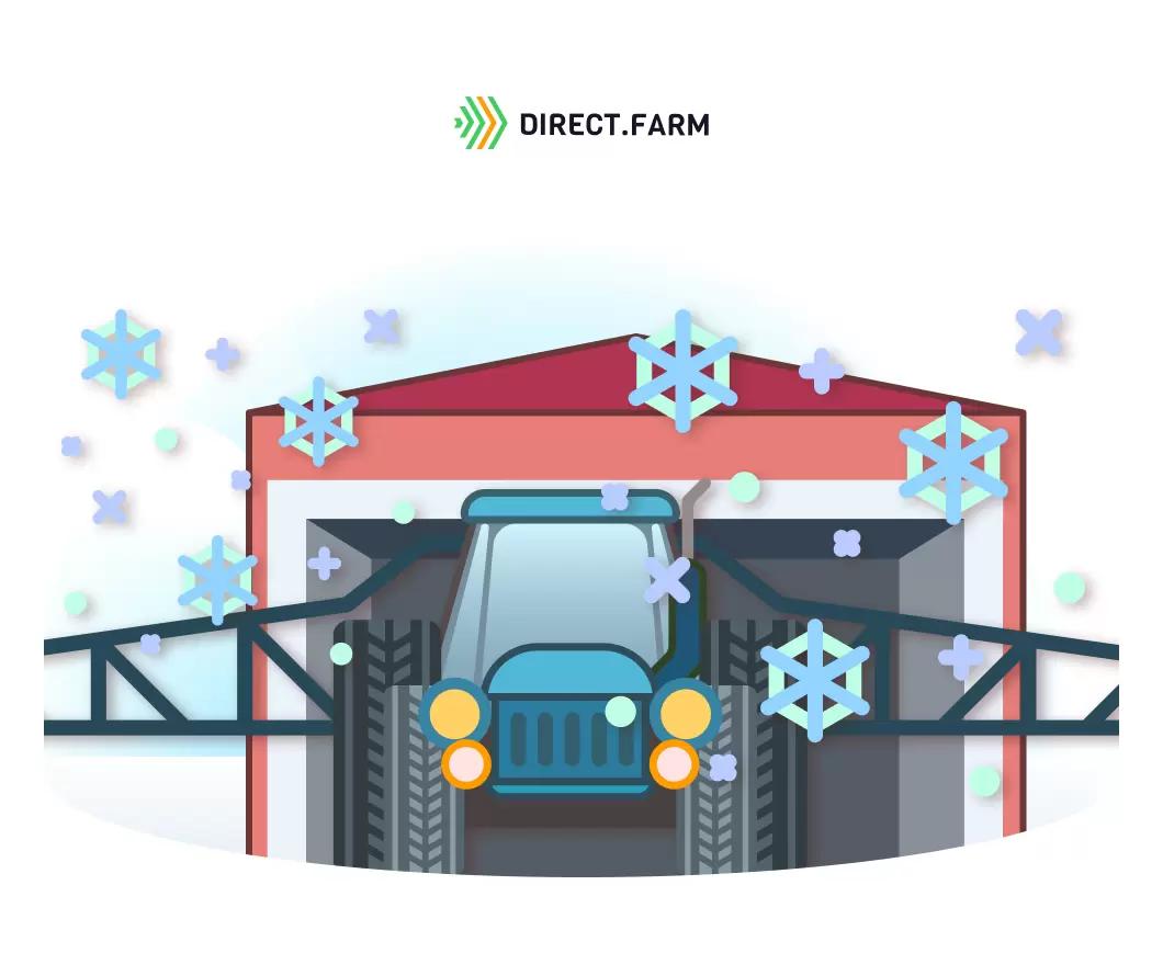 Как хранить опрыскиватели зимой?