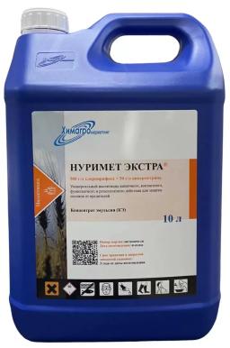Нуримет Экстра, КЭ -- хлорпирифос (500 г/л) и циперметрин (50 г/л)