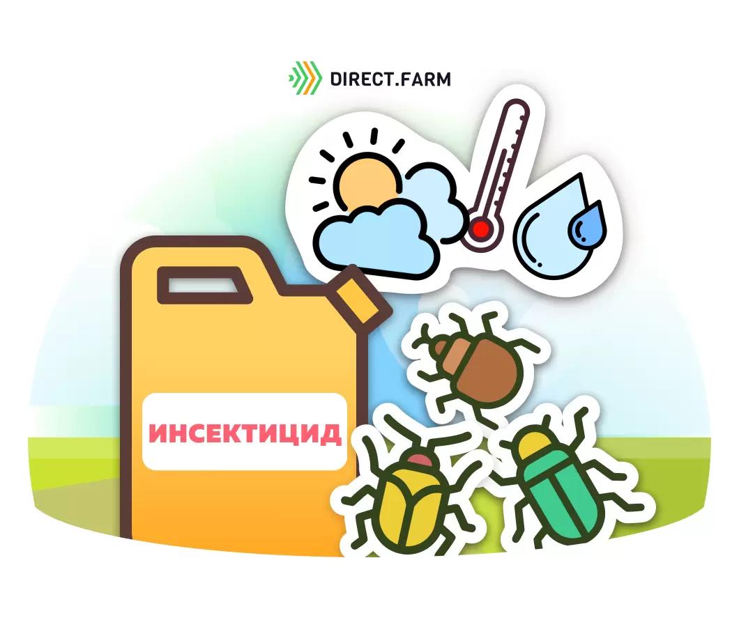 При каких температурах работают инсектициды?