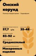 Омский корунд сорт пшеницы твердой яровой