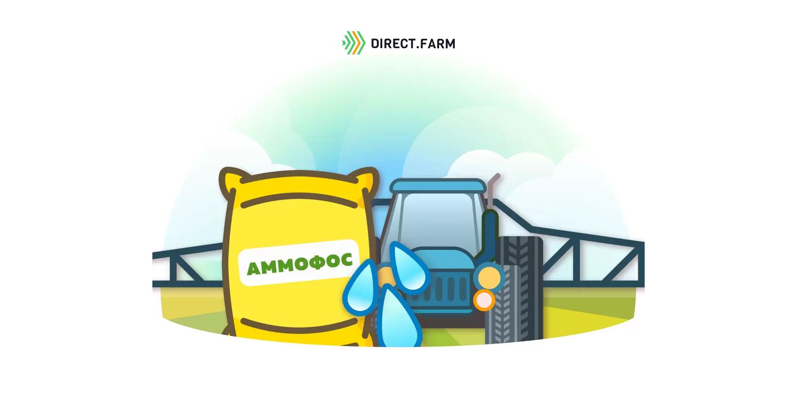 Внесение аммофоса в растворенном виде