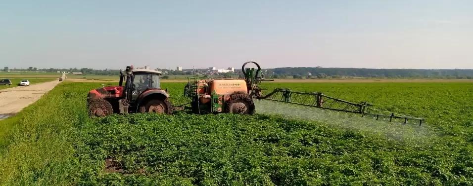 Обработка Абиофолом по листу. Картофель. Сезон 2025