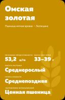 Омская золотая сорт мягкой яровой пшеницы