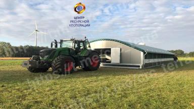 Передвижной и стационарный Био Корпус для с/х животных от 42 до 3000 м кв