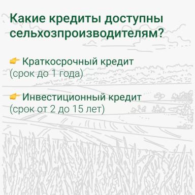 💸 Аграриям выделят еще 5 млрд рублей на льготные кредиты