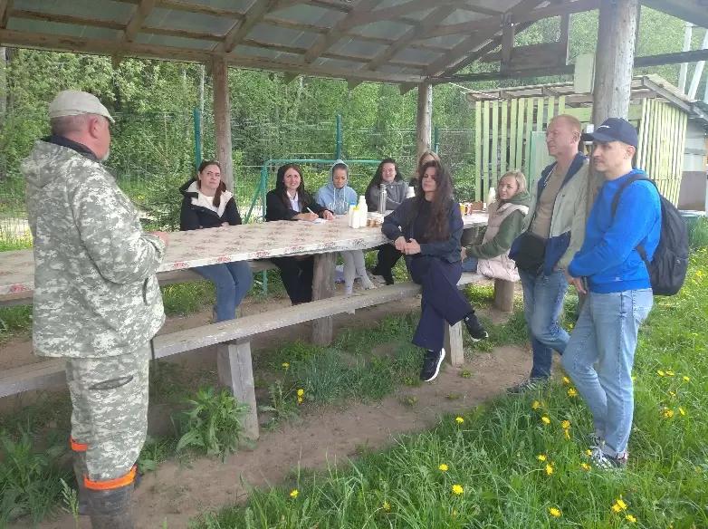 Участники образовательного проекта «Школа фермера» на выездных занятиях