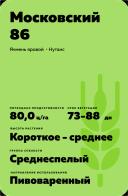 Московский 86 сорт ярового ячменя