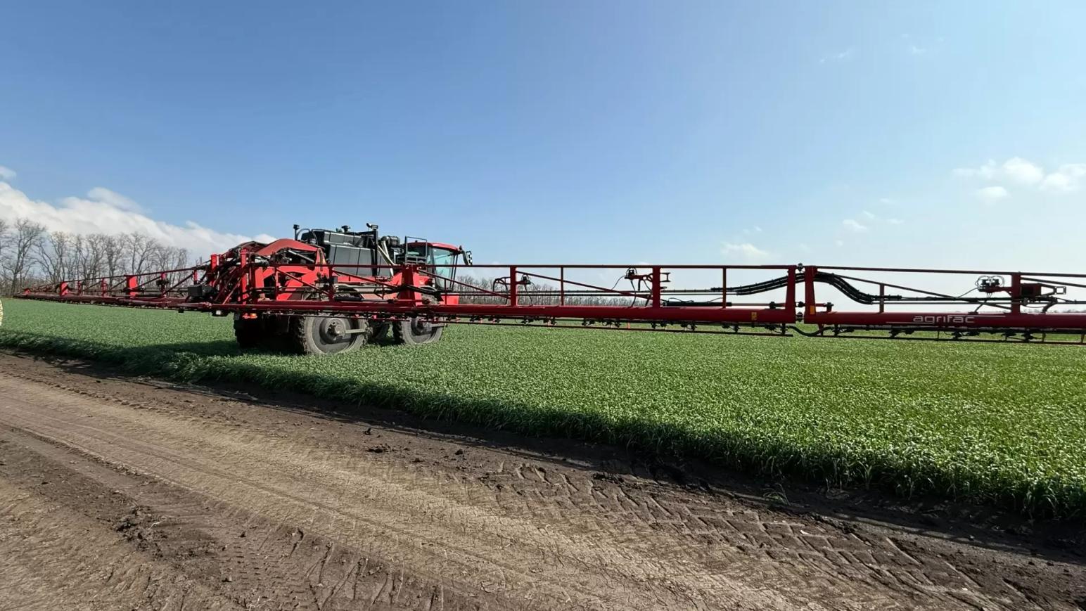 Опрыскиватель Agrifac. Автоматическое отключение секций с Trimble