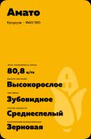 Амато ® - гибрид кукурузы ( Zea mays L.).