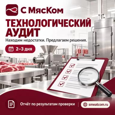 Технологический аудит мясного производства с отчётом