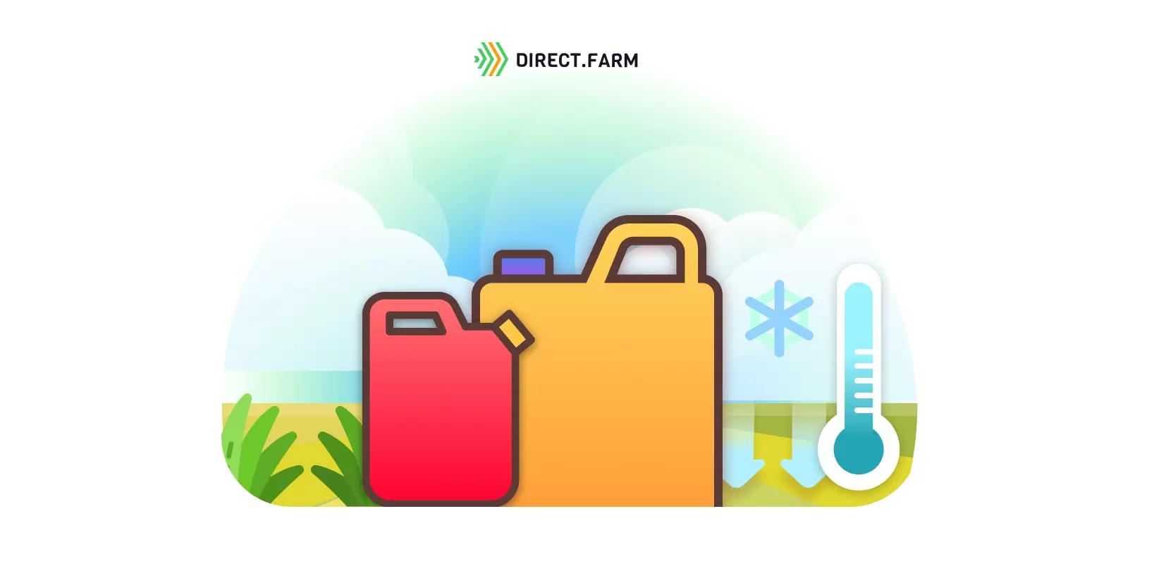 Обработка гербицидами после заморозков