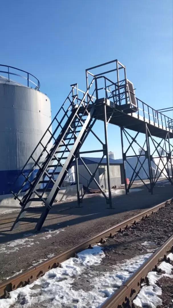 ЖД Эстакады для вагонов с удобрениями и злаками