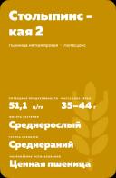 Столыпинская 2 ® сорт мягкой яровой пшеницы