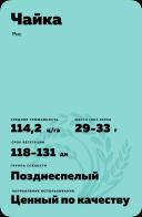 Чайка сорт риса