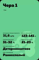 Чера 1 сорт сои