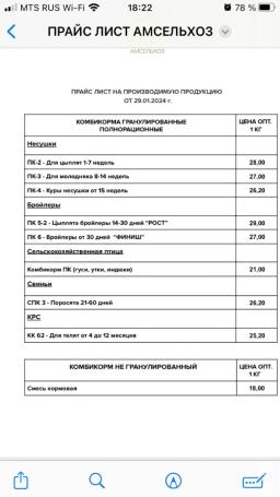 Производим гранулированный комбикорм