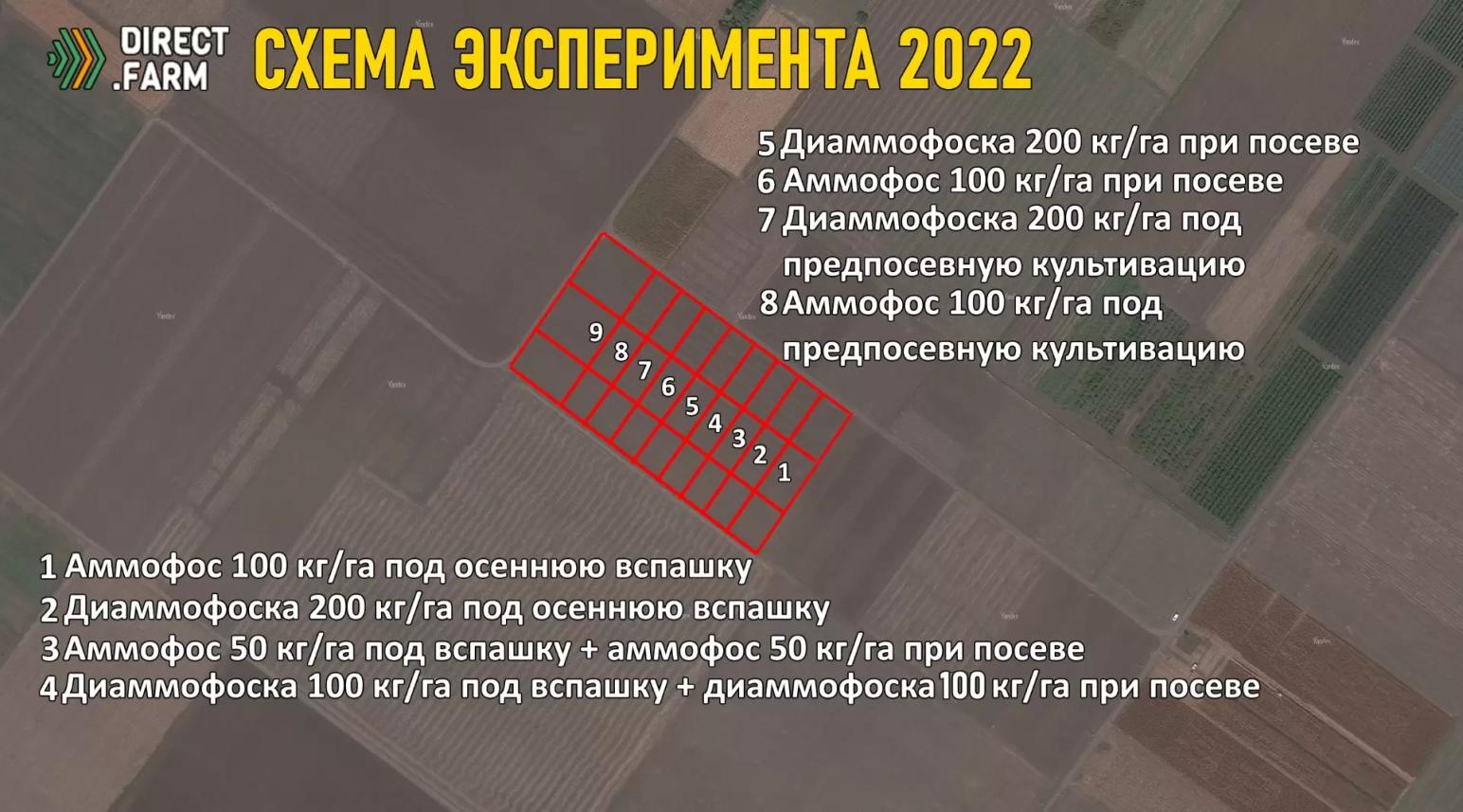Эксперимент 2022. Результаты агрохимического анализа почвы
