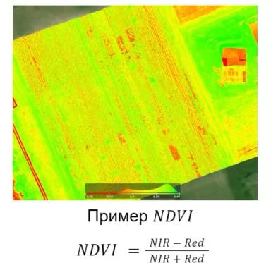Применение вегетационных индексов при мультиспектральном зондировании полей