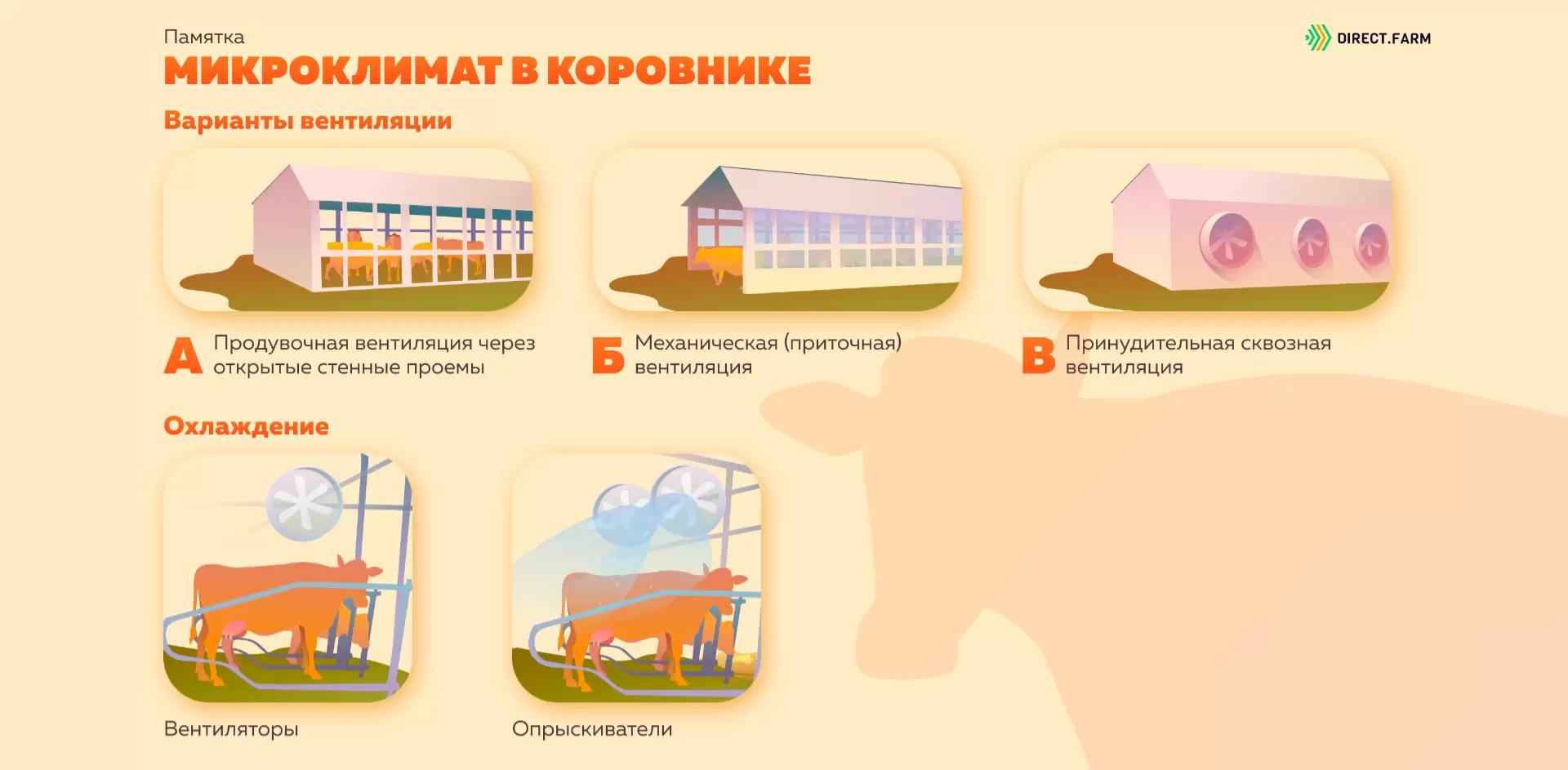 Памятка "Микроклимат в коровнике"