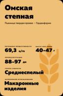 Омская степная  сорт пшеницы твердой яровой