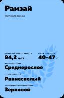 Рамзай сорт тритикале озимой