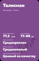 Талисман сорт ярового овса