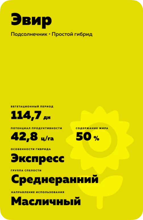 Эвир подсолнечник
