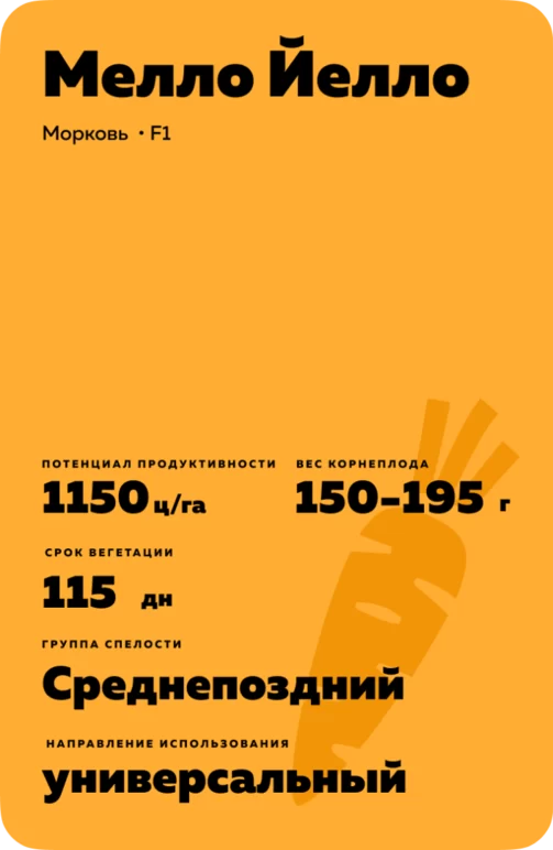 Мелло Йелло F1 (желтая)