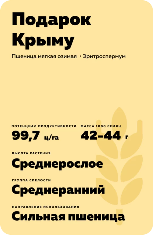 Подарок Крыму