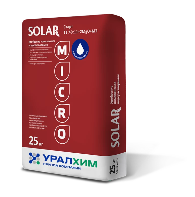 Удобрение комплексное водорастворимое марки: Старт 11:40:11+2 МgO +МЭ